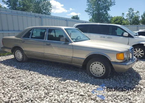 1986 Mercedes-Benz 420 Sel из США, поврежденный, VIN WDBCA35D2GA246302